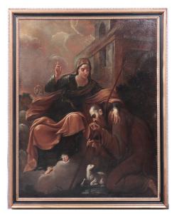 Pintura Antiga S. Francesco di Paola, século XVII